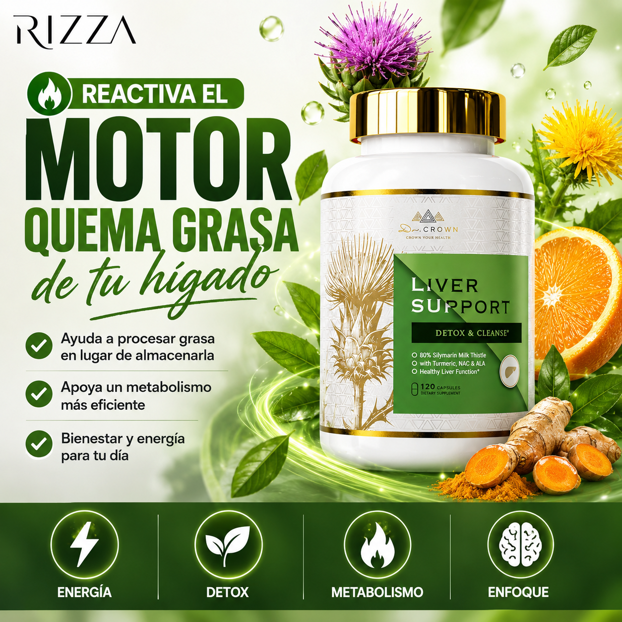 La Fórmula Natural que Tu Hígado Estaba Esperando - LIVER SUPPORT