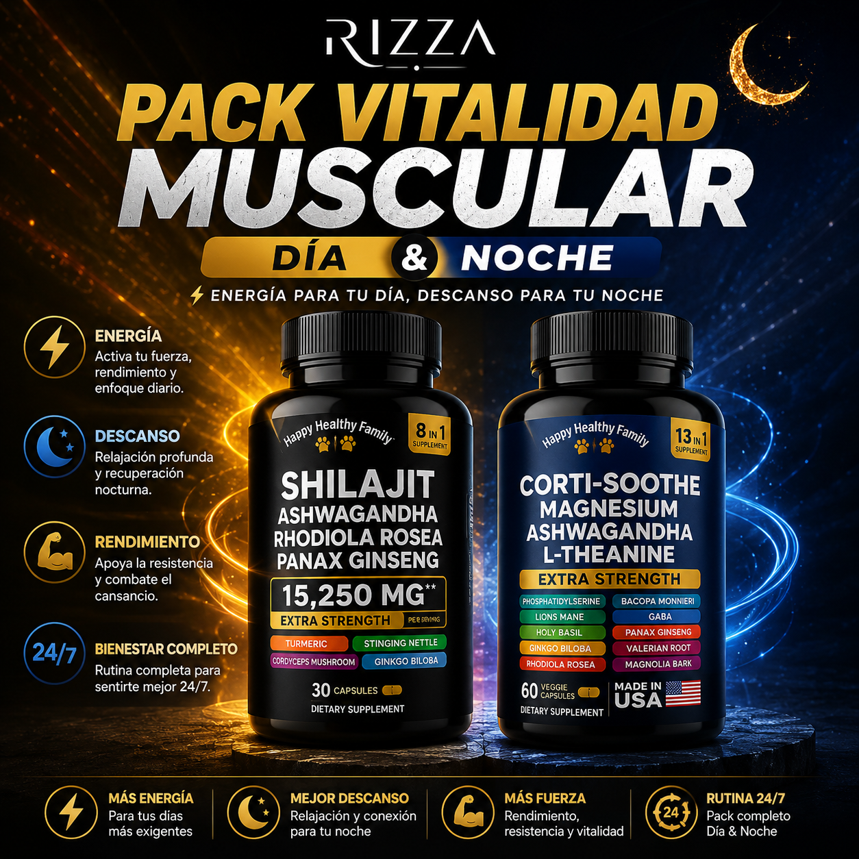 Pack Vitalidad Muscular Día & Noche