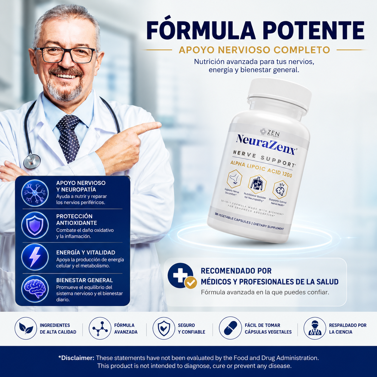 NeuraZenX Alivio Nervioso Completo