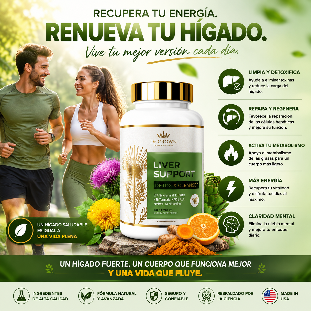 La Fórmula Natural que Tu Hígado Estaba Esperando - LIVER SUPPORT
