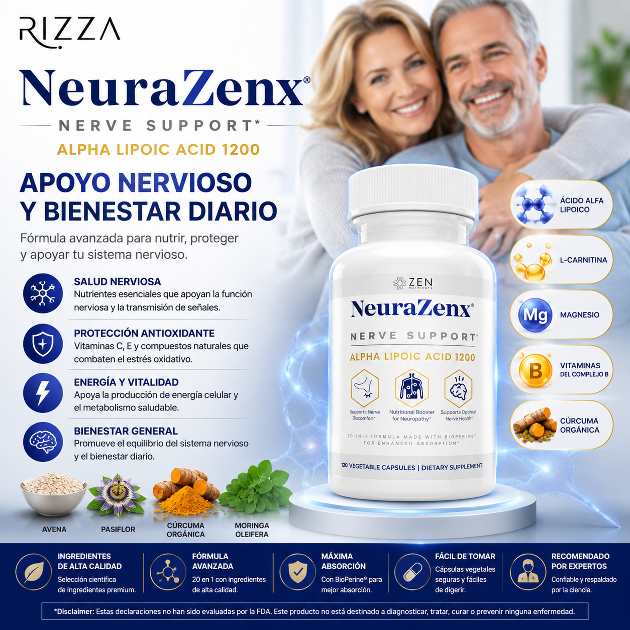 NeuraZenX Alivio Nervioso Completo