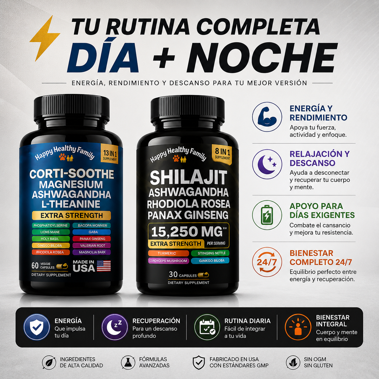 Pack Vitalidad Muscular Día & Noche