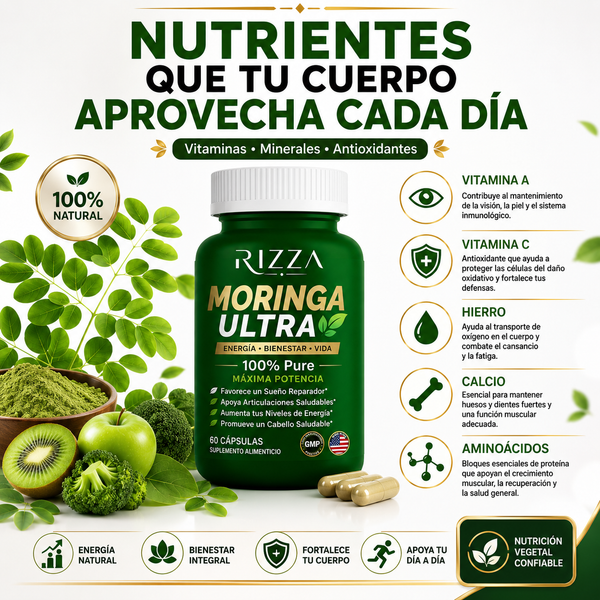 Cápsulas de Moringa Vital