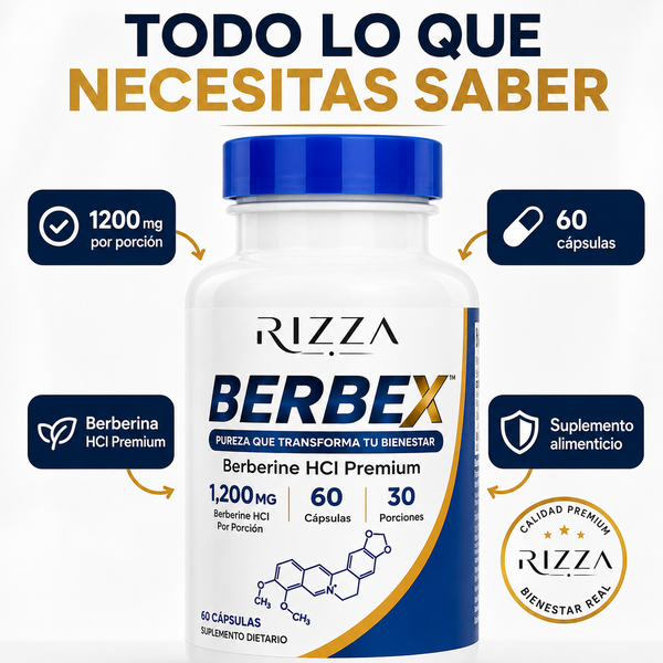 Cápsulas de Berberina Saludable