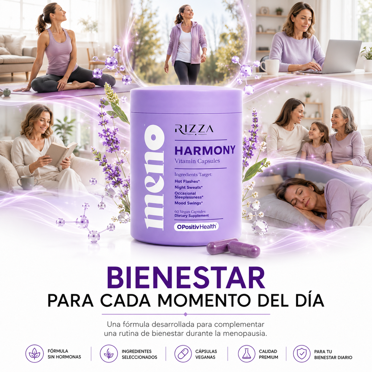 Harmony | Bienestar para la Menopausia | 60 Cápsulas