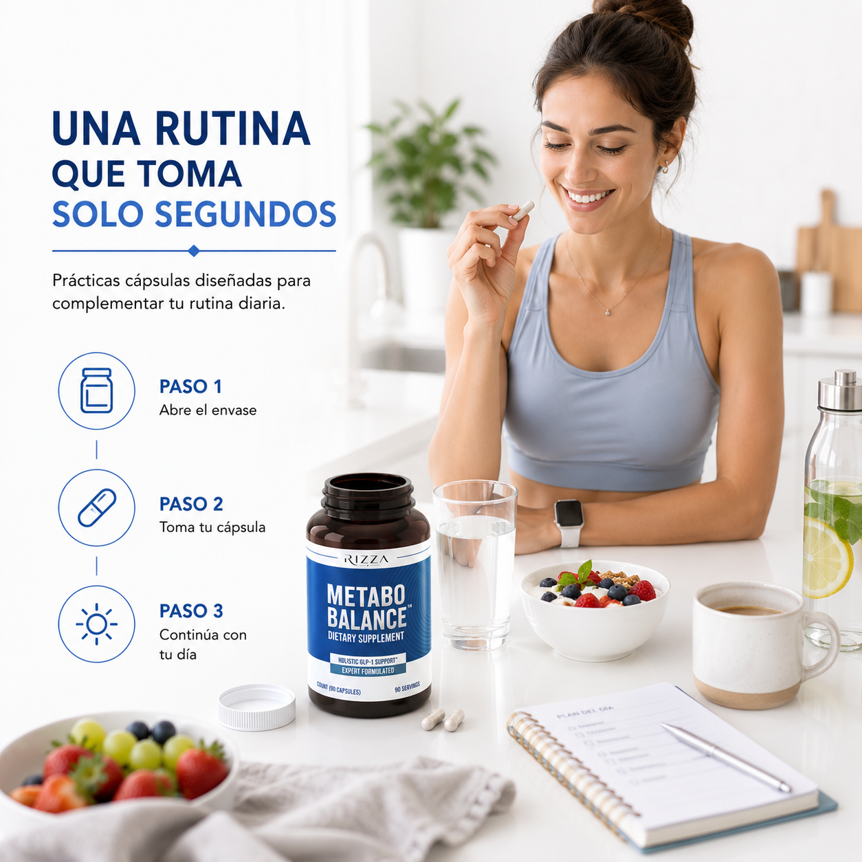 Metabo Balance | Apoyo al Metabolismo y Control del Apetito | 90 Cápsulas