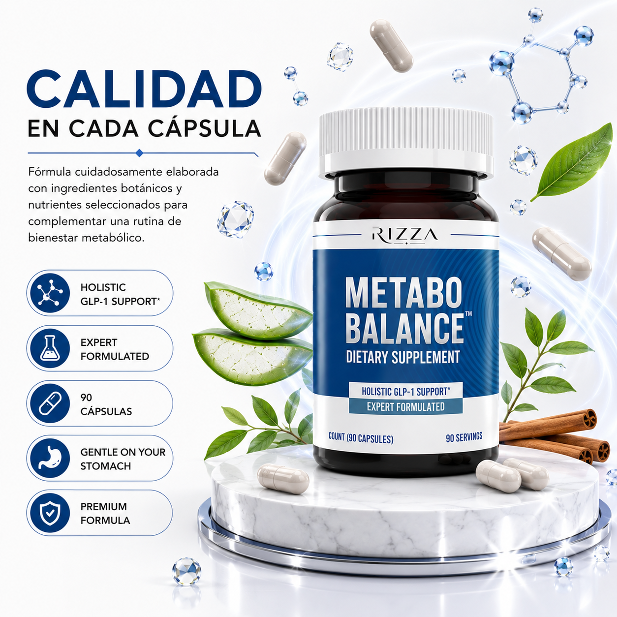 Metabo Balance | Apoyo al Metabolismo y Control del Apetito | 90 Cápsulas