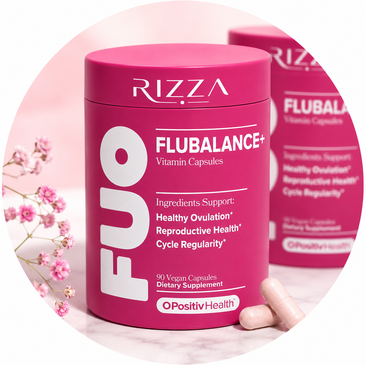 FluBalance+ | Equilibrio Hormonal y Salud Ovárica | 90 Cápsulas Veganas