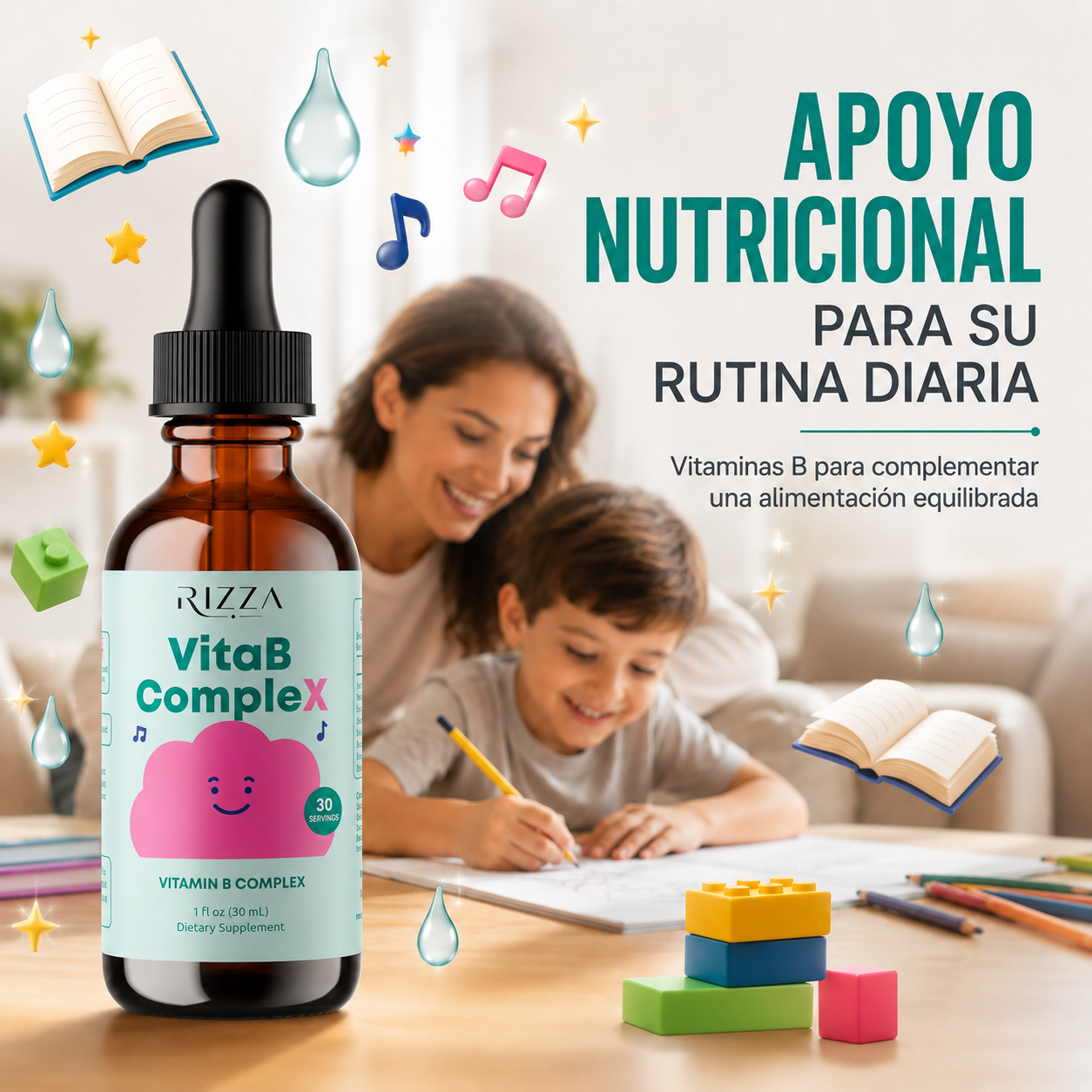 VitaB Complex | Complejo de Vitaminas B para Niños | 30 ml