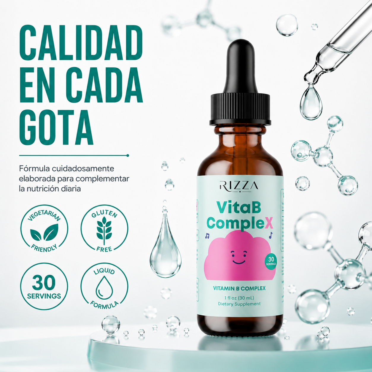 VitaB Complex | Complejo de Vitaminas B para Niños | 30 ml