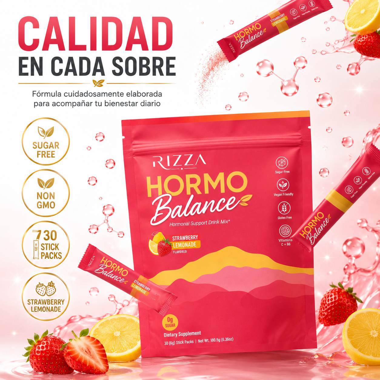 Hormo Balance | Bebida Funcional con Vitaminas C y B6 | 20 Porciones